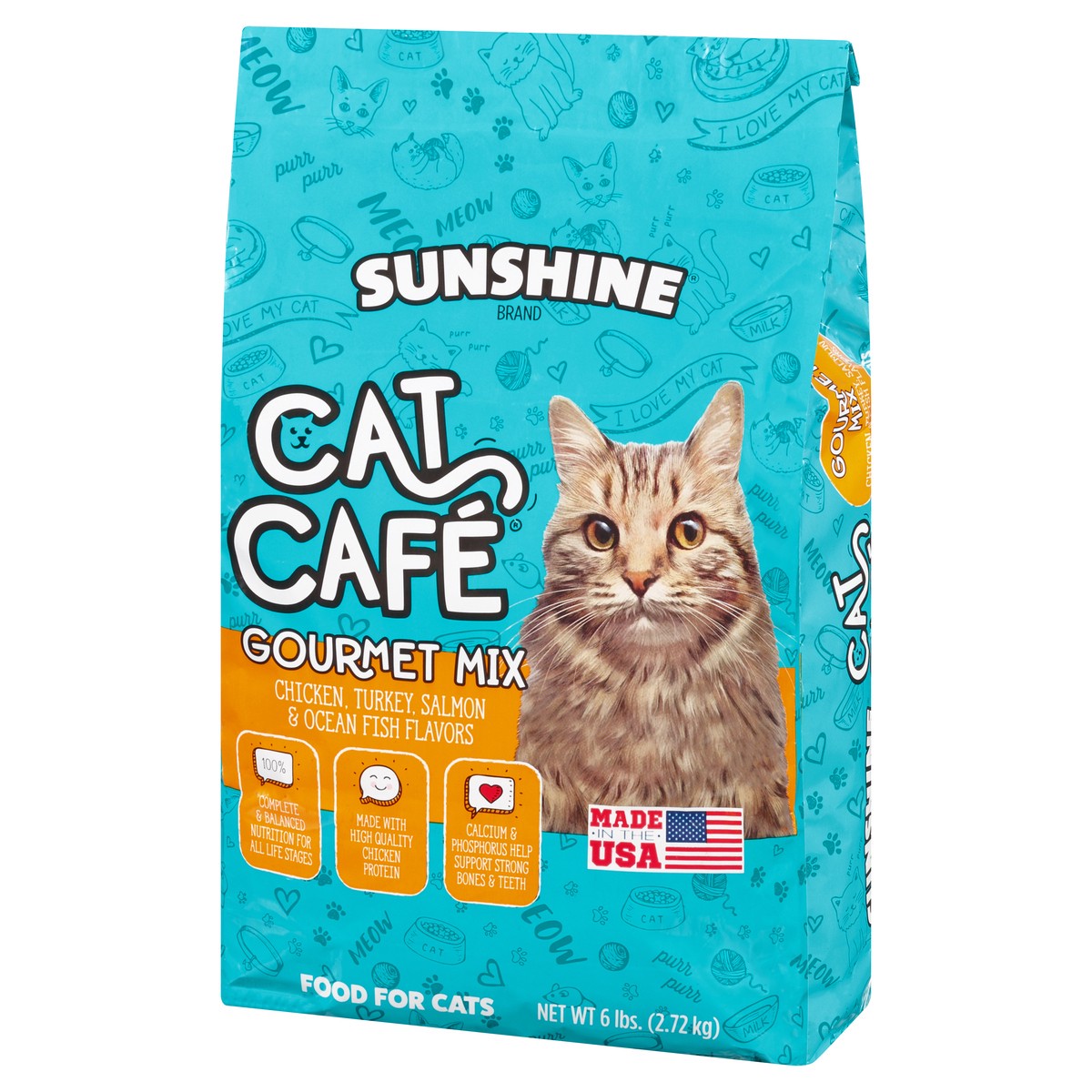 slide 10 of 10, Cat Cafe Gourmet Mix Food for Cats 6 lb, 6 lb