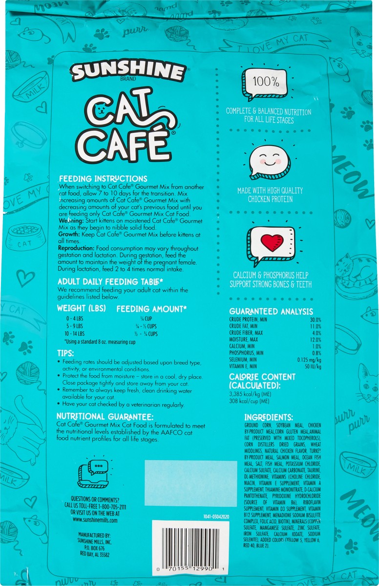 slide 4 of 10, Cat Cafe Gourmet Mix Food for Cats 6 lb, 6 lb