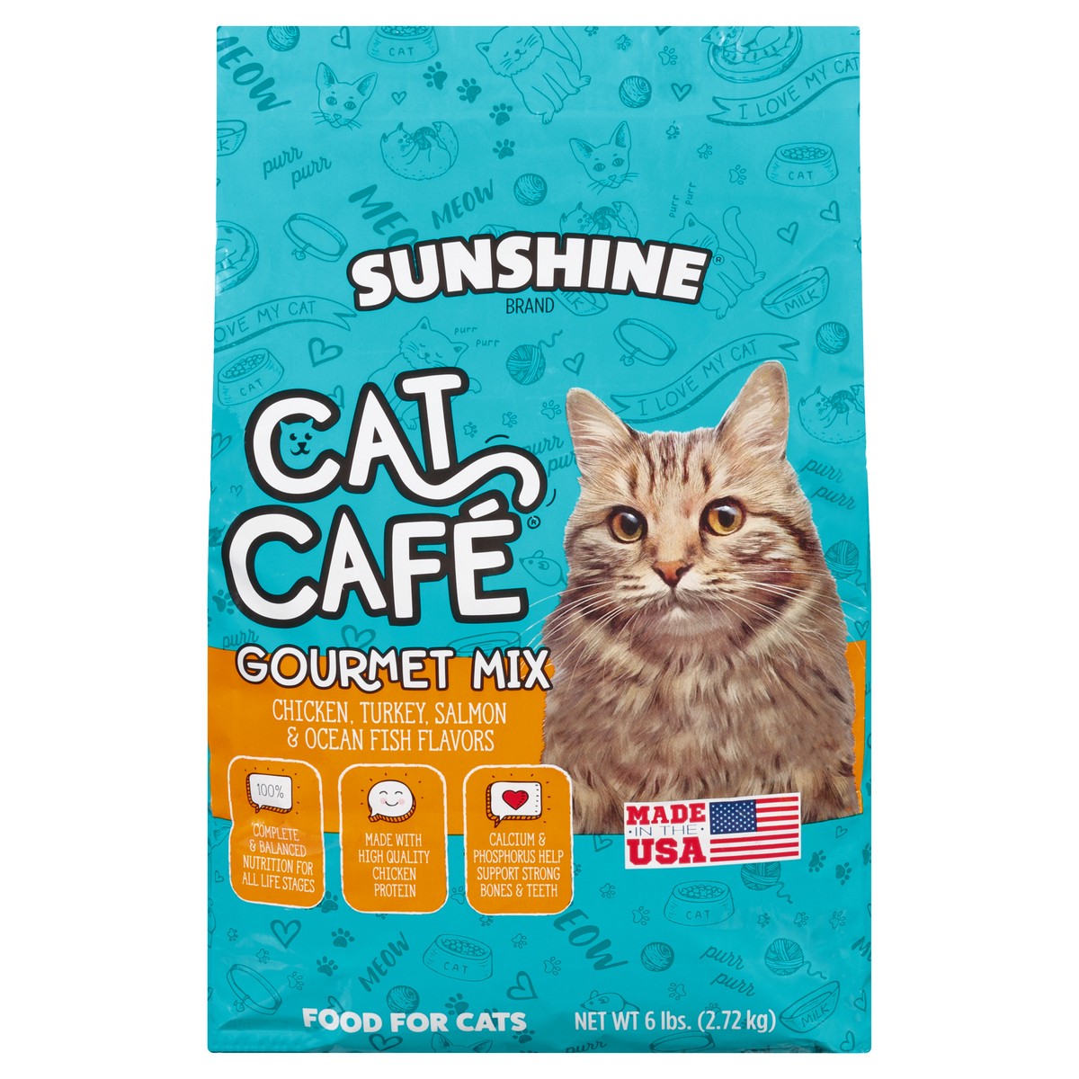 slide 6 of 10, Cat Cafe Gourmet Mix Food for Cats 6 lb, 6 lb