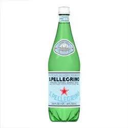 S.Pellegrino Sparkling Natural Mineral Water, 33.8 Fl Oz (1 L) Plastic Bottle