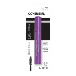 Covergirl Professional Remarkable Washable Smudge-Resistant Mascara, Very Black