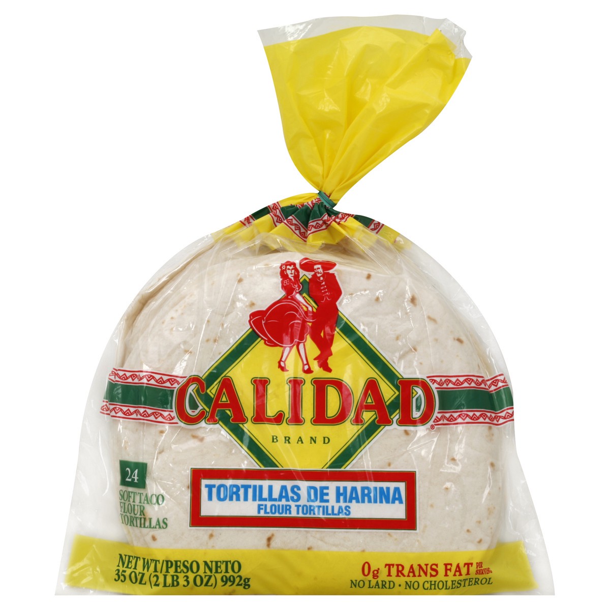 slide 2 of 5, Calidad Tortillas 24 ea, 24 ct