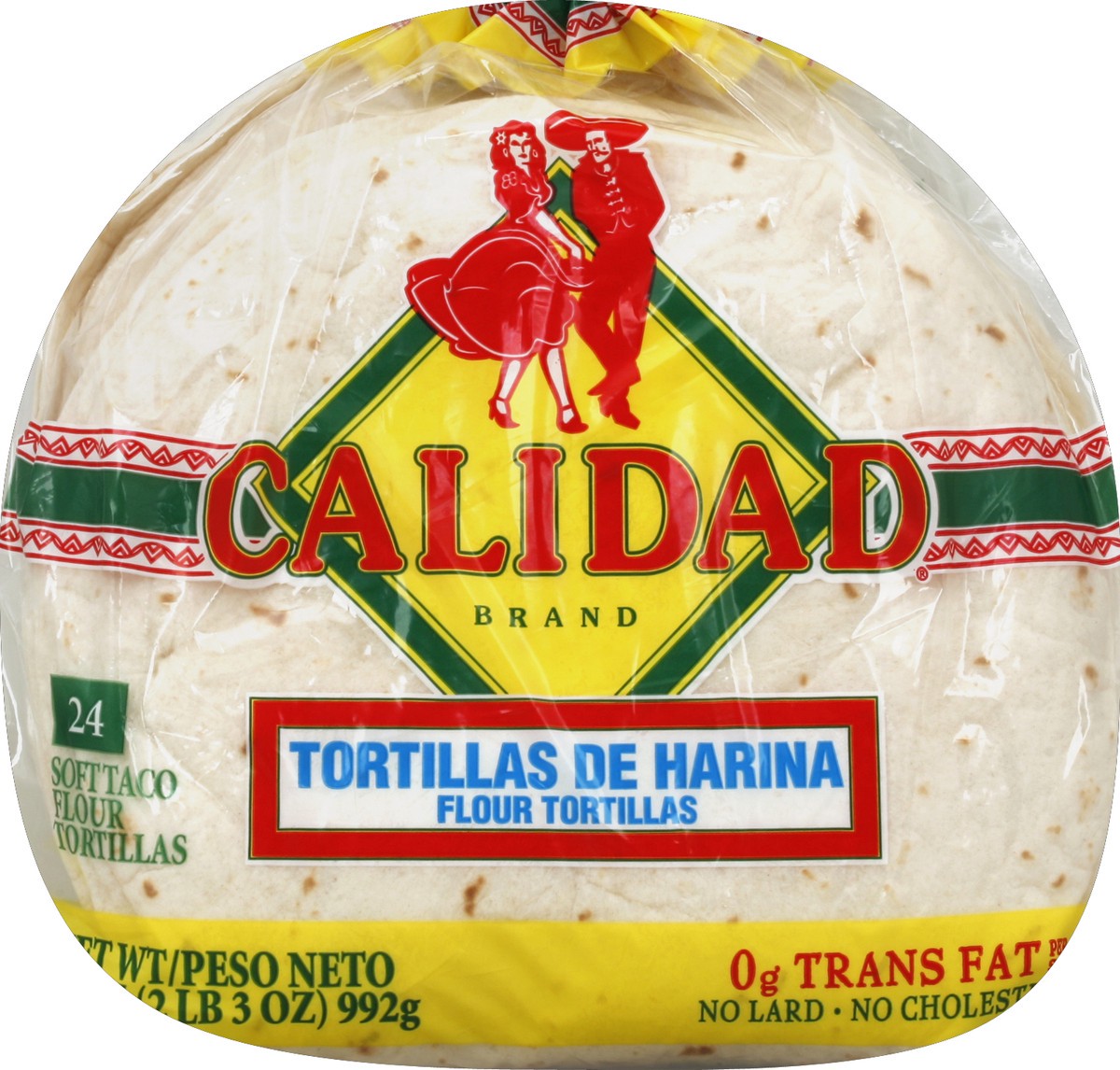 slide 1 of 5, Calidad Tortillas 24 ea, 24 ct