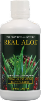 slide 1 of 1, Real Aloe Organically Grown Real Aloe Vera Super Juice, 32 fl oz