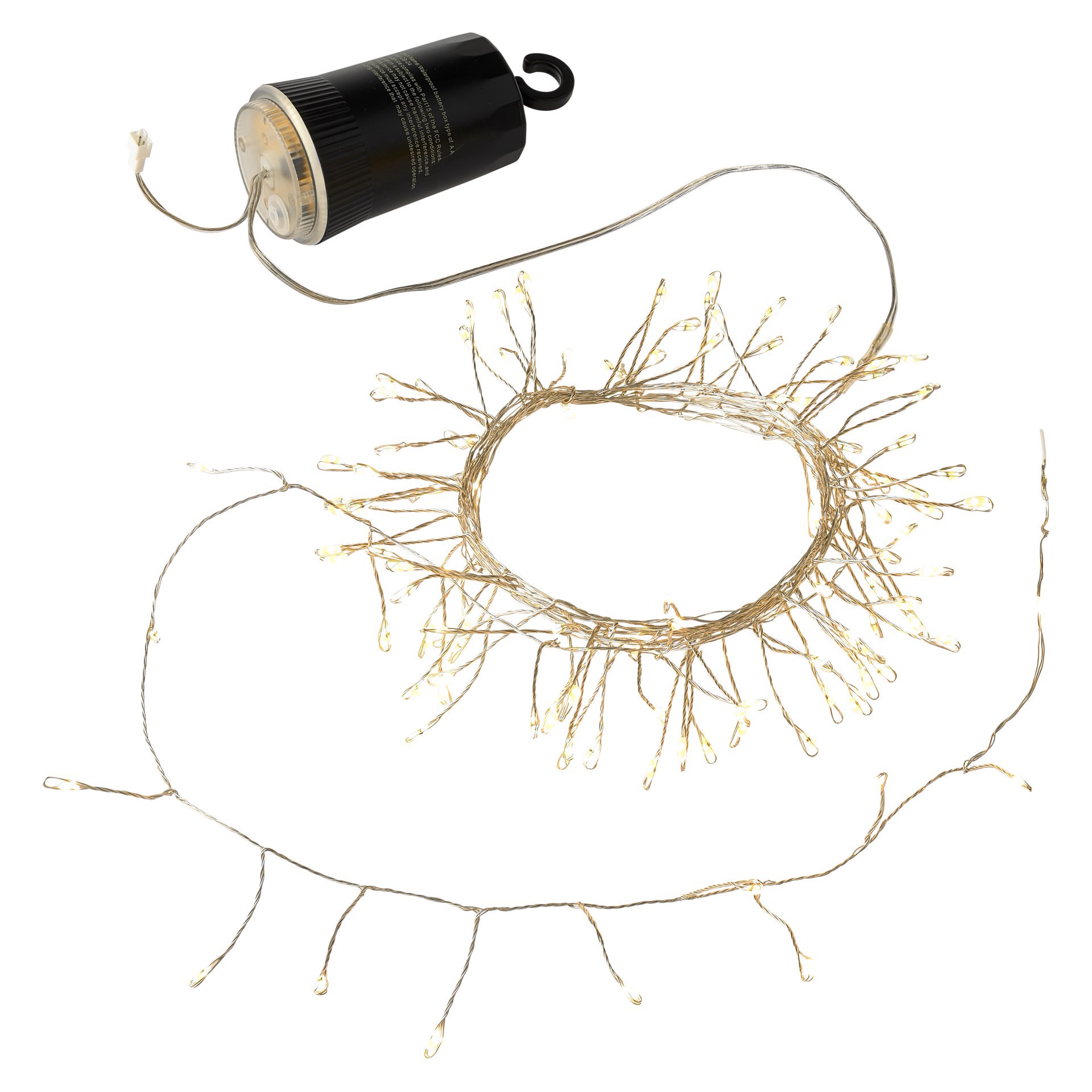 slide 2 of 4, 120ct. Warm White Led String Lights Garland By Ashland, 120 ct