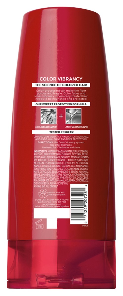 slide 3 of 4, L'Oréal Paris Elvive Color Vibrancy Protecting Conditioner, 12.6 fl oz