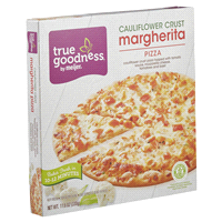 slide 3 of 29, True Goodness Cauliflower Crust Margherita Pizza, 11.6 oz