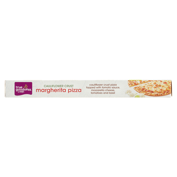 slide 12 of 29, True Goodness Cauliflower Crust Margherita Pizza, 11.6 oz