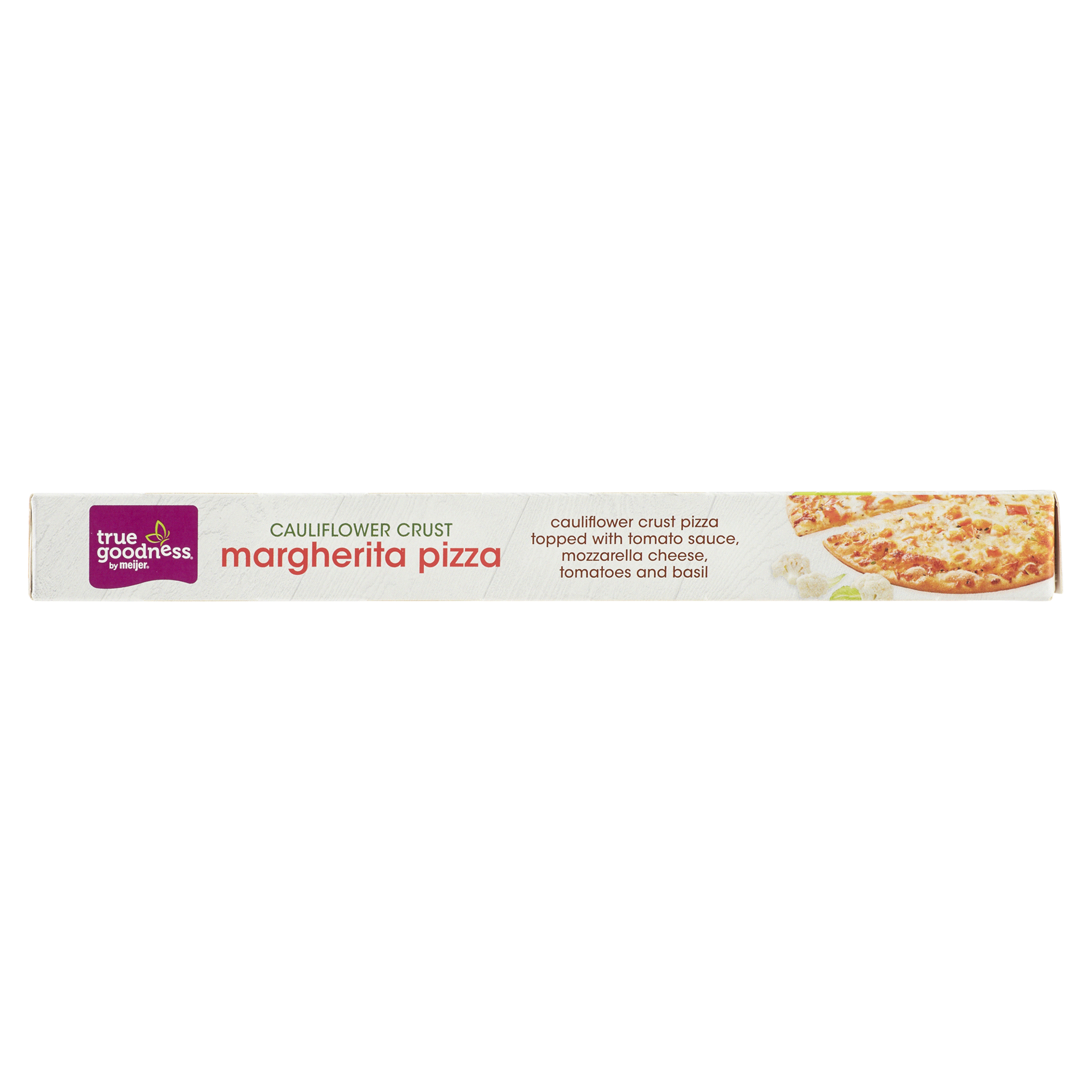 slide 13 of 29, True Goodness Cauliflower Crust Margherita Pizza, 11.6 oz