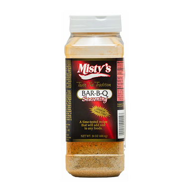 slide 1 of 1, Misty'S Mistys Bbq Seasoning, 4 oz
