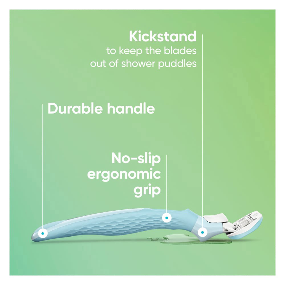 slide 2 of 6, Venus Extra Smooth Women's Razor with Reusable Razor Handle, 1 Razor Blade Refill and Shower Holder, 1 ct