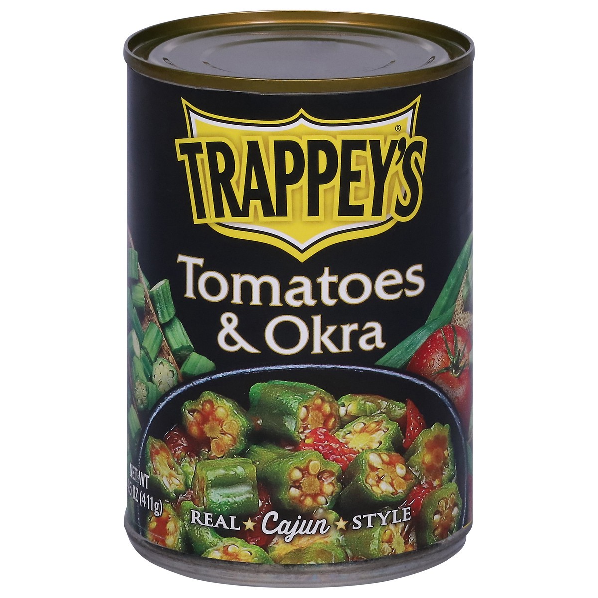 slide 9 of 14, Trappey's Tomatoes & Okra 14.5 oz, 14.5 oz