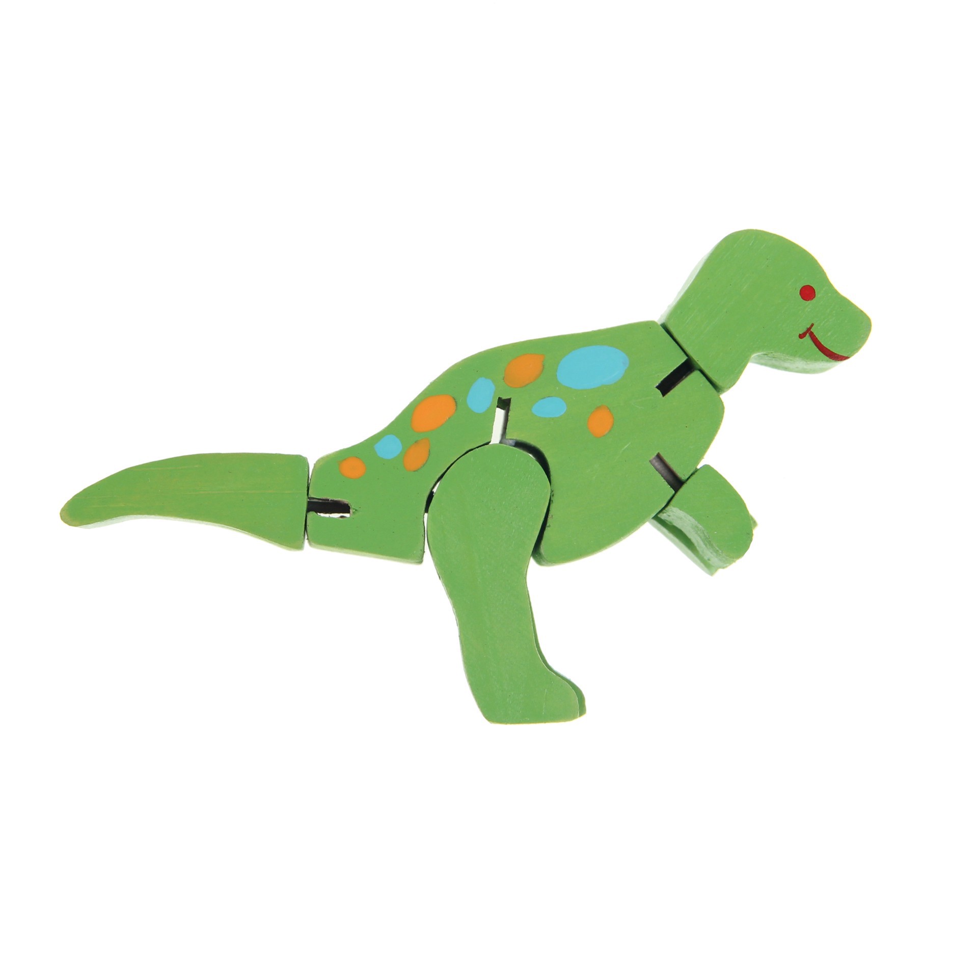 slide 3 of 3, 3d Dinosaur Wood Figure By Creatology, 4.1 in x 0.78 in x 2.4 in