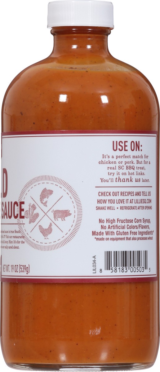 slide 4 of 9, Lillie's Q No. 27 Gold South Carolina Mustard Barbeque Sauce 19 oz, 19 oz