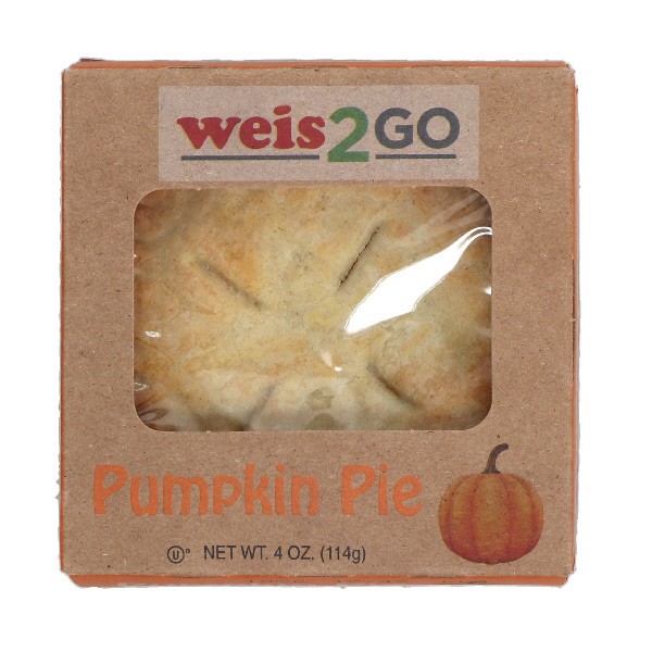 slide 1 of 1, 4" Pumpkin Pie, 4 oz