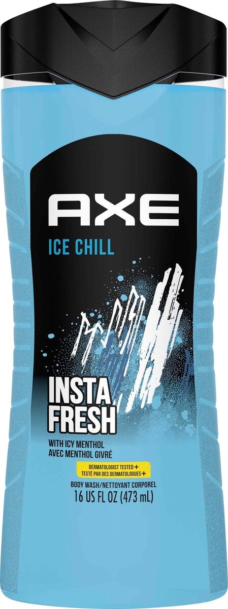 slide 3 of 4, AXE Ice Chillin' Body Wash, 16 fl oz