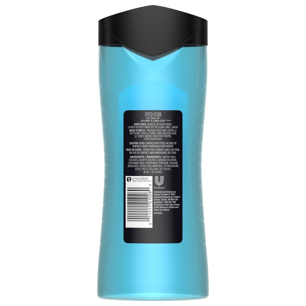 slide 4 of 6, Axe Body Wash Ice Chill, 16 fl oz