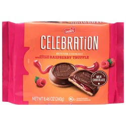 Leclerc Celebration Raspberry Truffle Butter Cookies 8.46 oz