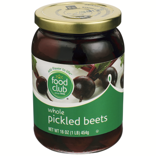 slide 1 of 1, Food Club Whole Pickled Beets, 16 oz