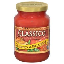 Classico Signature Recipes Traditional Pizza Sauce, 14 oz Jar