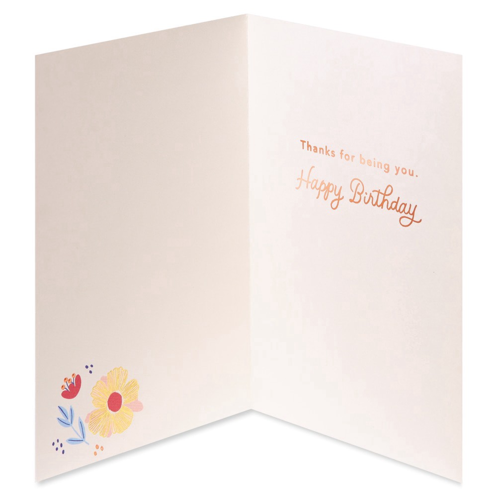 slide 4 of 5, American Greetings #31 Birthday Card For Daughter (Floral Cake), 1 ct