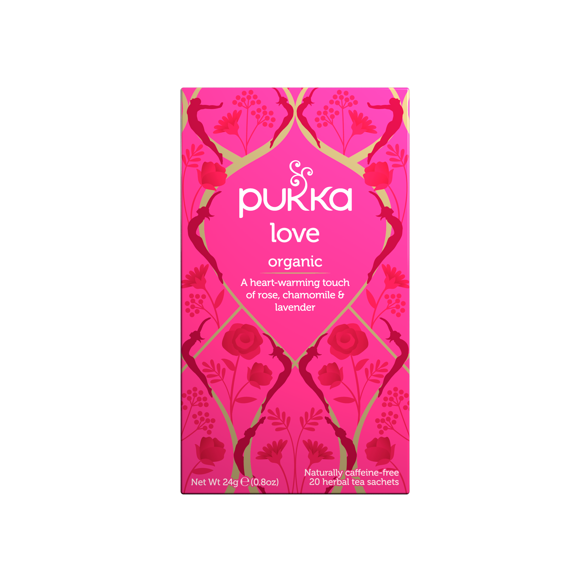 slide 3 of 4, Pukka Organic Herbal Tea Love Chamomile & Lime Flower, 20 Tea Bags - 20 ct, 20 ct