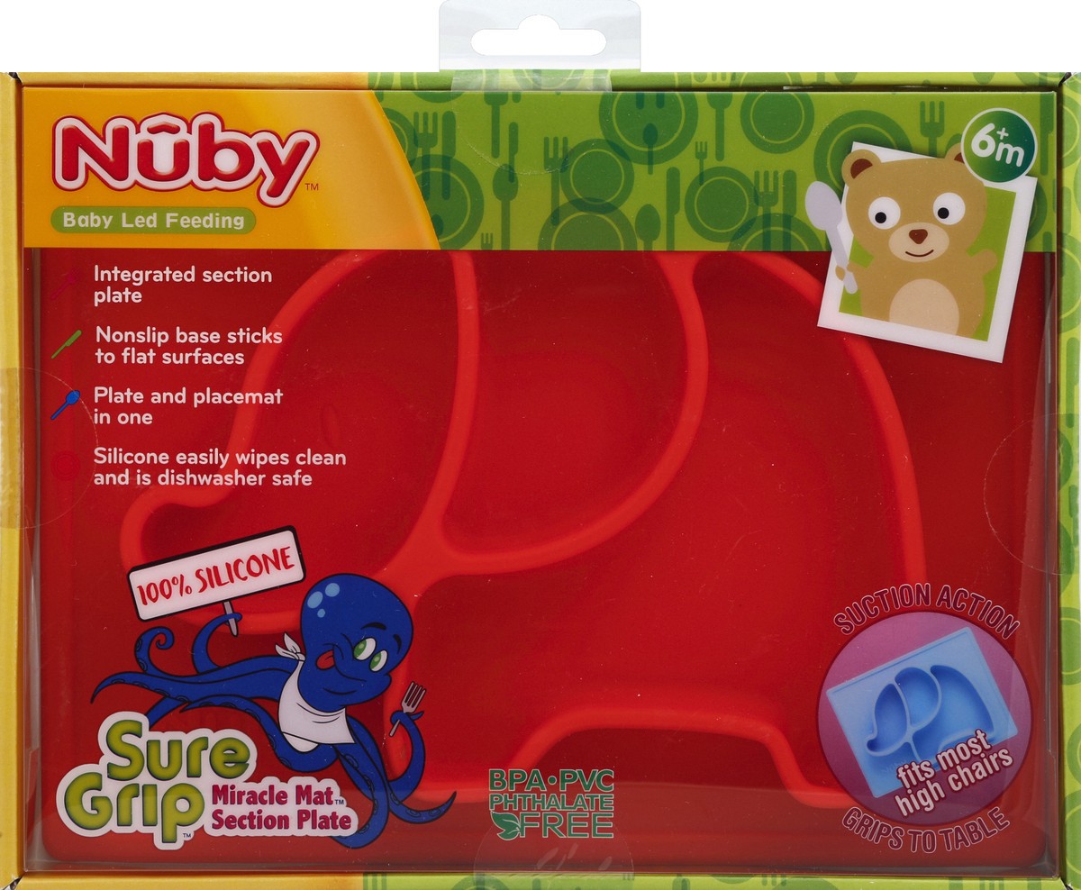 slide 4 of 4, Nuby Silicone Mat, 1 ct