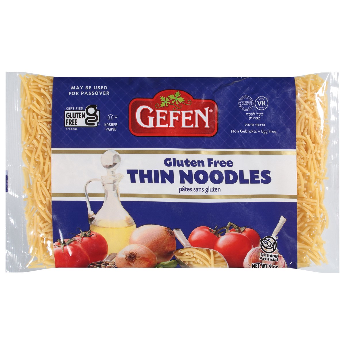 slide 1 of 9, Gefen Gluten Free Thin Noodles, 9 oz
