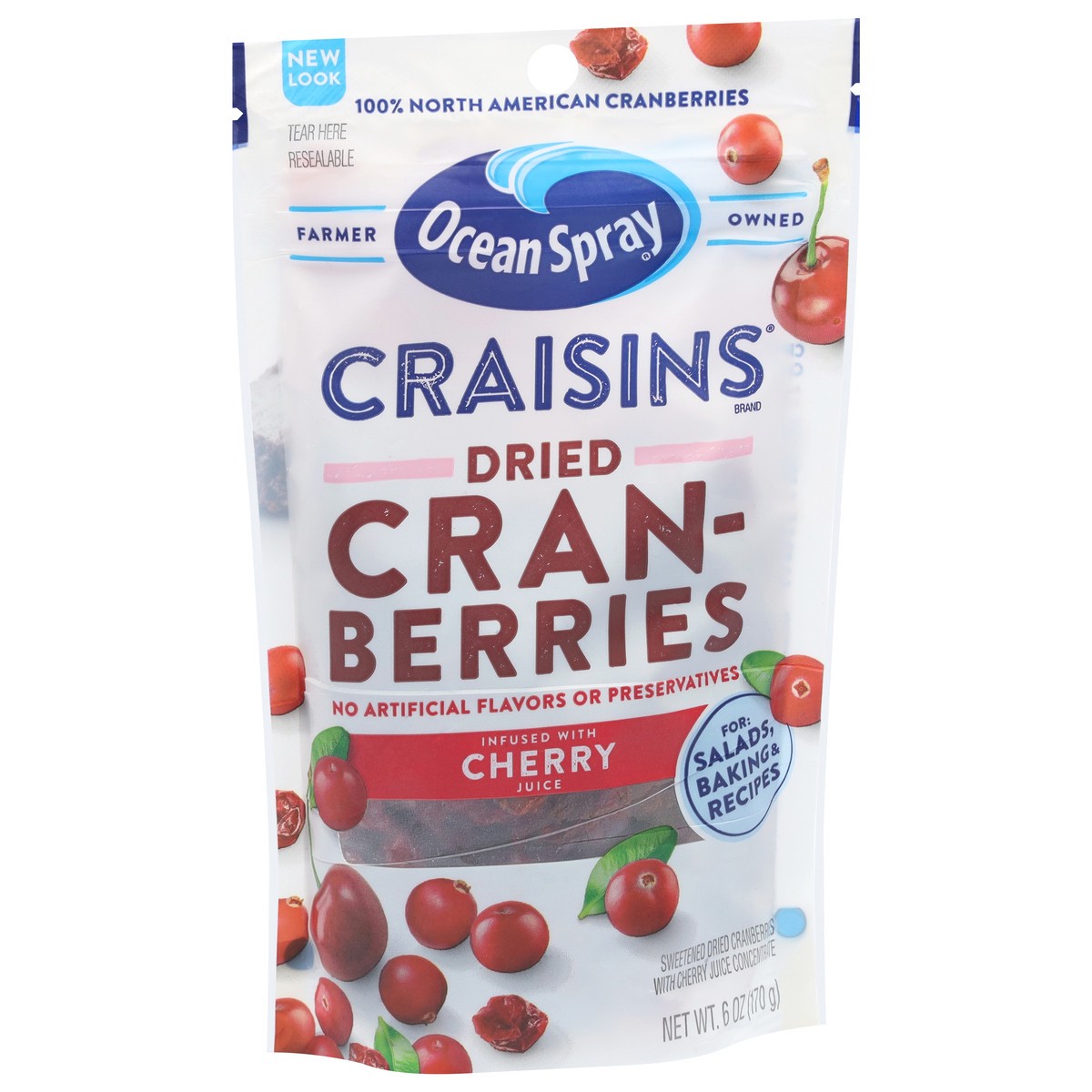 slide 6 of 11, Ocean Spray Craisins Dried Cherry Cranberries 6 oz, 6 oz