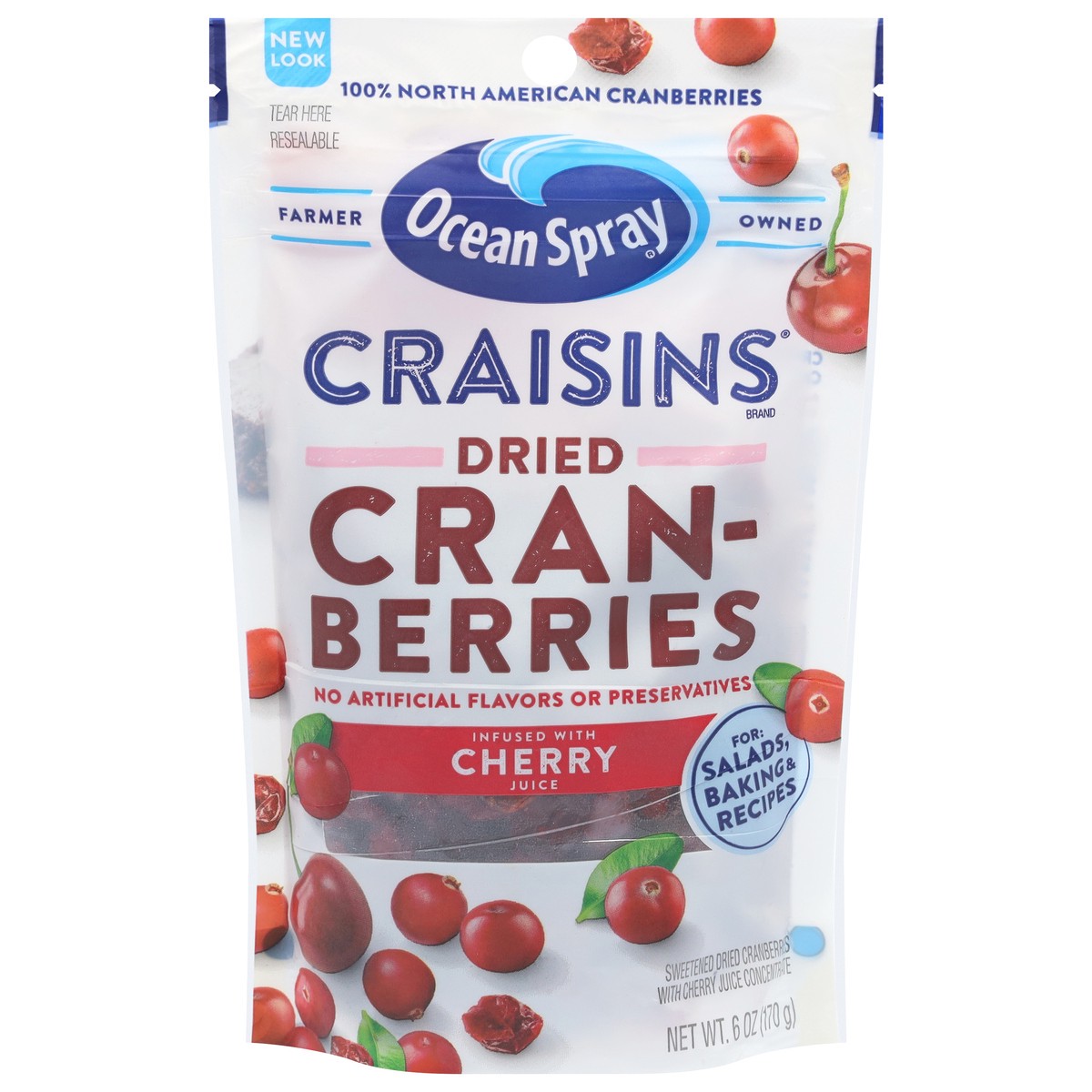 slide 10 of 11, Ocean Spray Craisins Dried Cherry Cranberries 6 oz, 6 oz