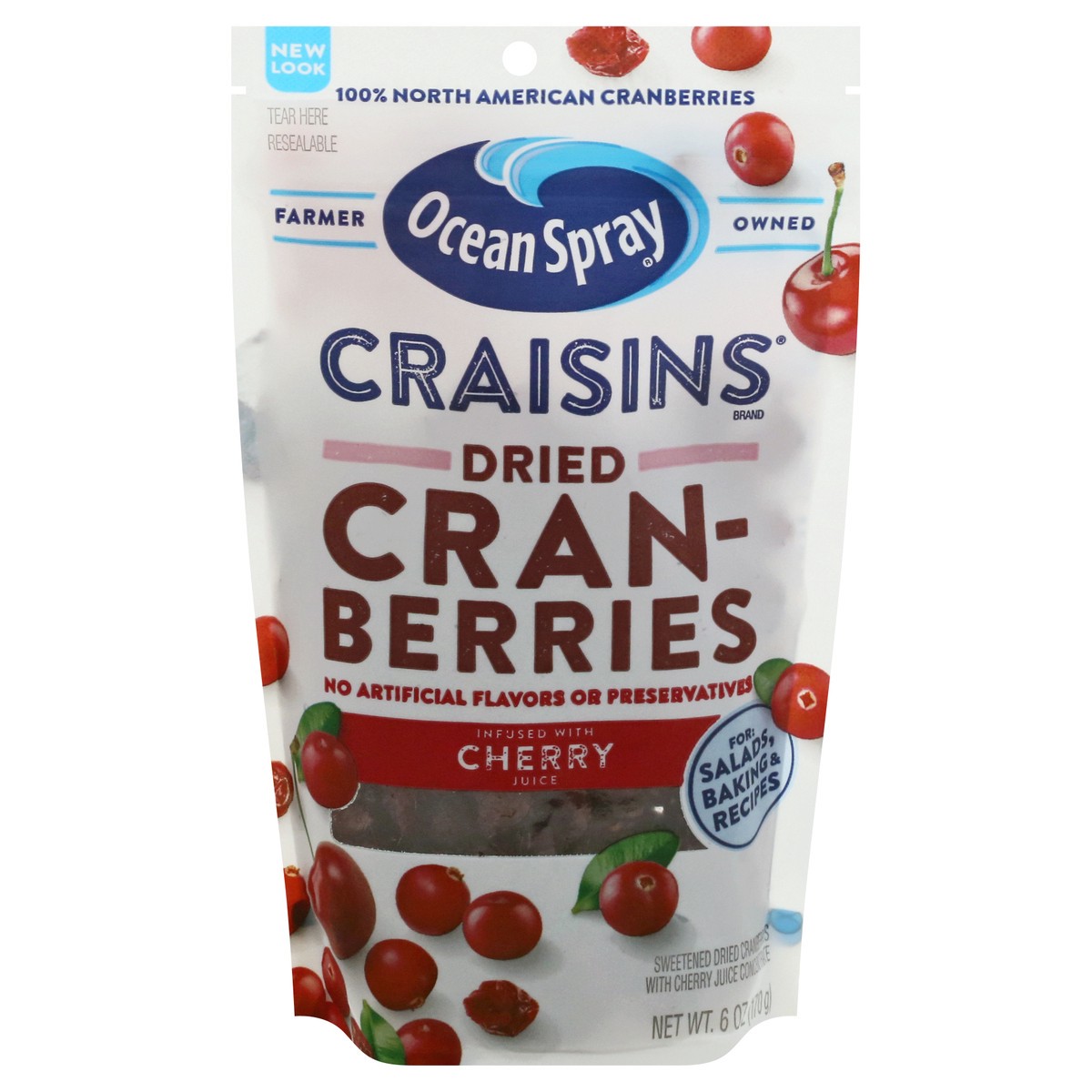 slide 1 of 1, Ocean Spray Craisins Cherry Dried Cranberries, 5 oz