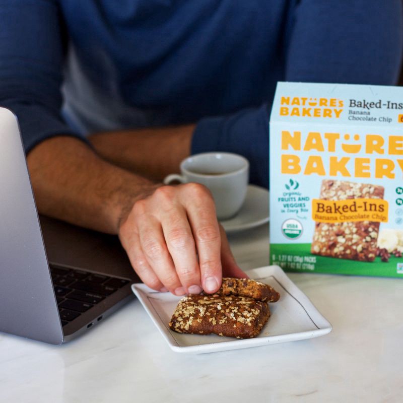slide 3 of 5, Nature's Bakery Banana Chocolate Chip Baked-Ins - 6 ct, 6 ct
