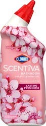 Scentiva Bathroom Toilet Cleaning Gel, Cherry Blossom and Peach, 24 Fluid Ounces