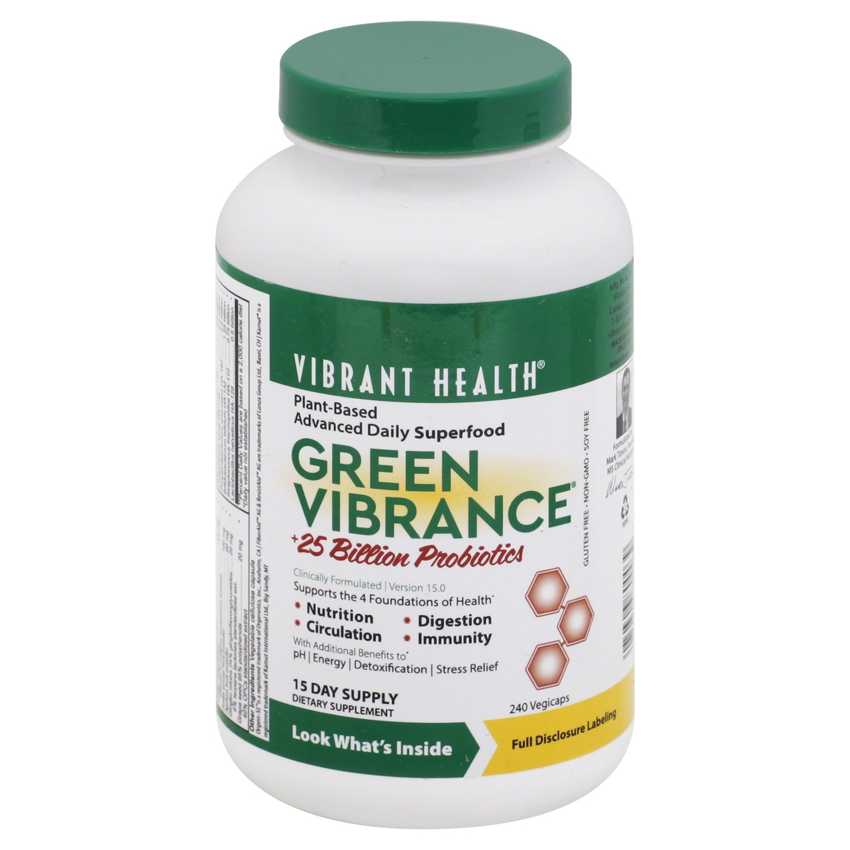 slide 1 of 1, Vibrant Health Green Vibrance 240 ea, 240 ct