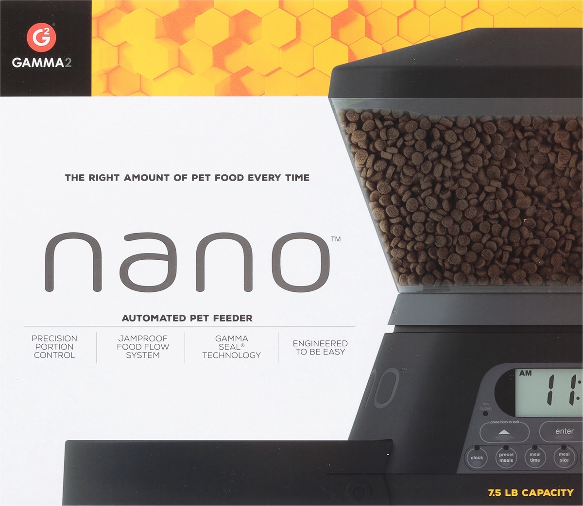 slide 3 of 9, Petmate Gamma2 Nano Automated Pet Feeder 1 ea, 1 ct