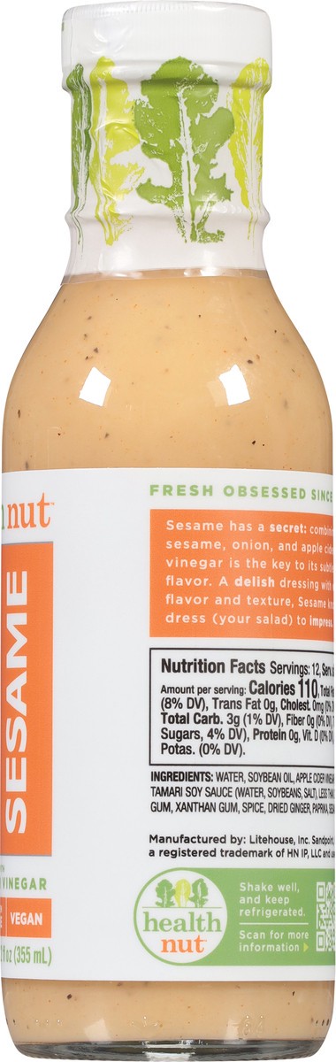 slide 2 of 13, Health Nut Sesame Dressing 12 fl oz, 12 fl oz