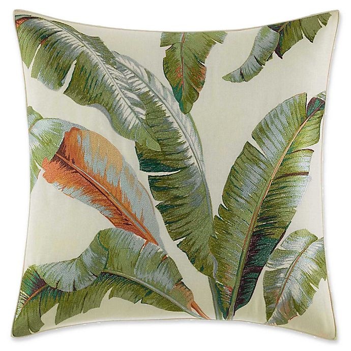 slide 1 of 2, Tommy Bahama Palmiers Palm Square Throw Pillow - Green, 1 ct