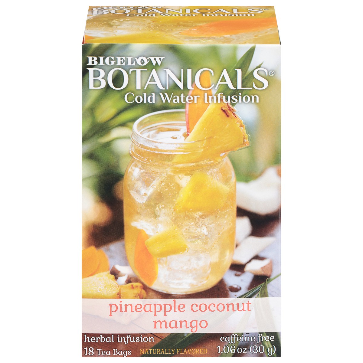 slide 10 of 13, Bigelow Botanicals Cold Water Infusion Tea Bags, Pineapple Coconut Mango, 18 ct, 18 ct