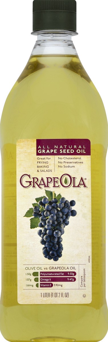 slide 2 of 3, Grapeola Grapeseed Oil, 33.8 oz