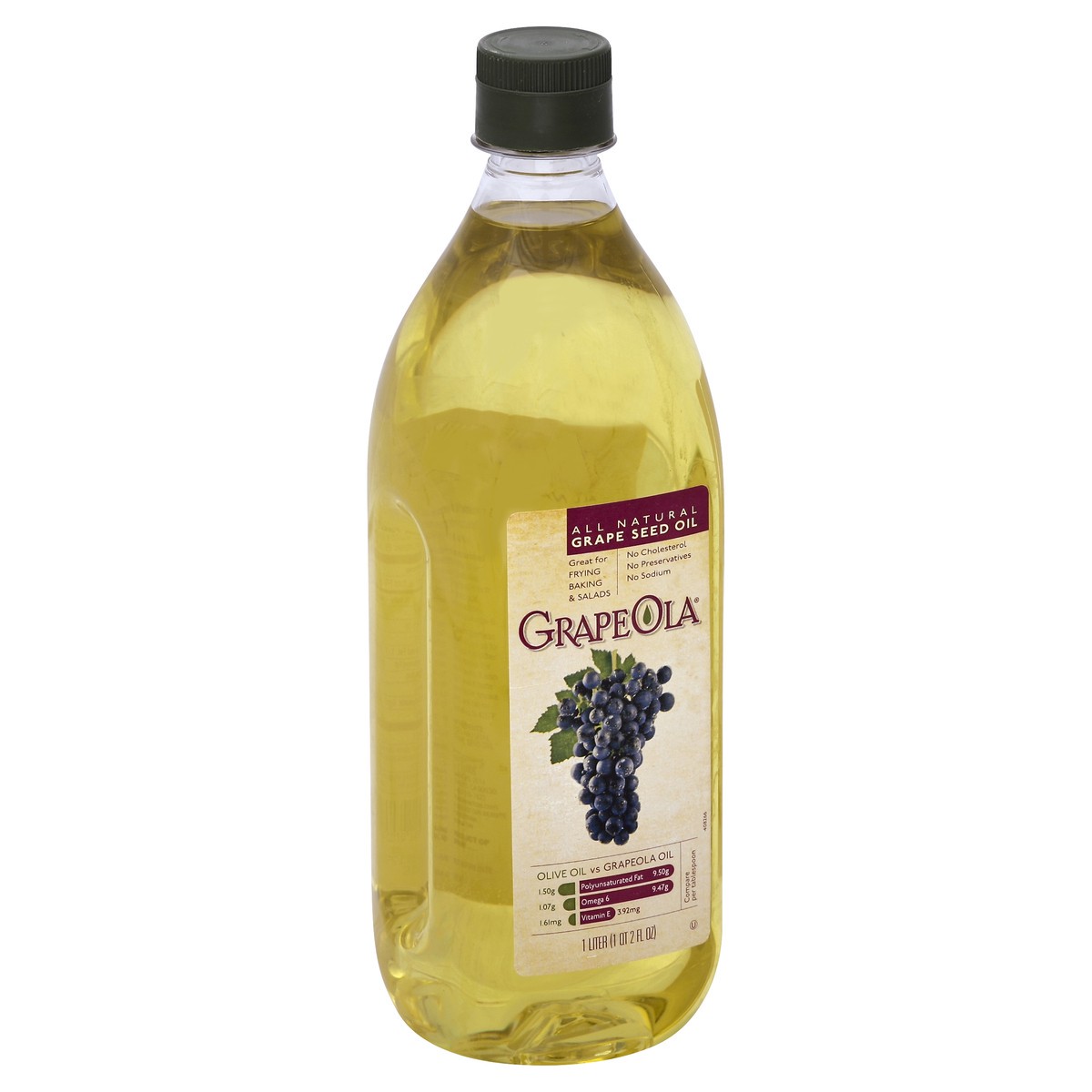 slide 3 of 3, Grapeola Grapeseed Oil, 33.8 oz