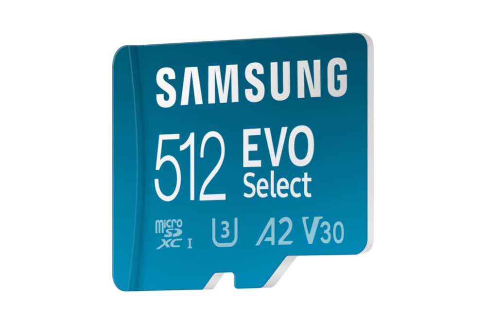 slide 2 of 3, Samsung EVO Select + Adapter MB-ME512SA microSDXC Memory Card, 1 ct