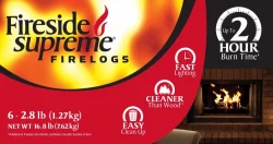 Fireside Supreme 2hour Firelog 6 Pack