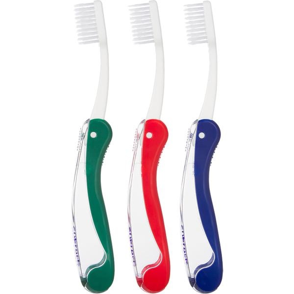 slide 1 of 1, SoFresh Travel Flossing Toothbrush, 0.9 oz