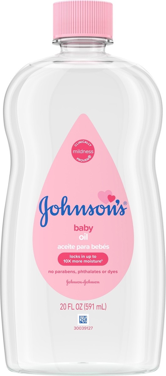 slide 1 of 5, Johnson's Baby Oil 20 oz, 20 oz