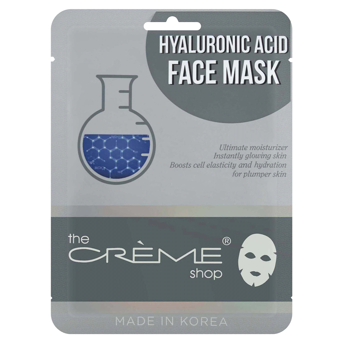 slide 1 of 5, The Crème Shop Hyaluronic Acid Face Mask, 1 ct