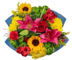 DIERBERGS FLOWERS & GIFTS HEATWAVE BOUQUET