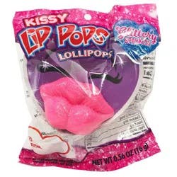 Flix Candy Kissy Glitter Lip Pops, Assorted