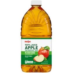 Meijer 100% Apple Juice, 64 oz