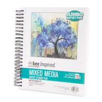 slide 6 of 22, Bee Paper 9" x 12" Mixed Media Artist Studio Pad, 9 in x 12 in