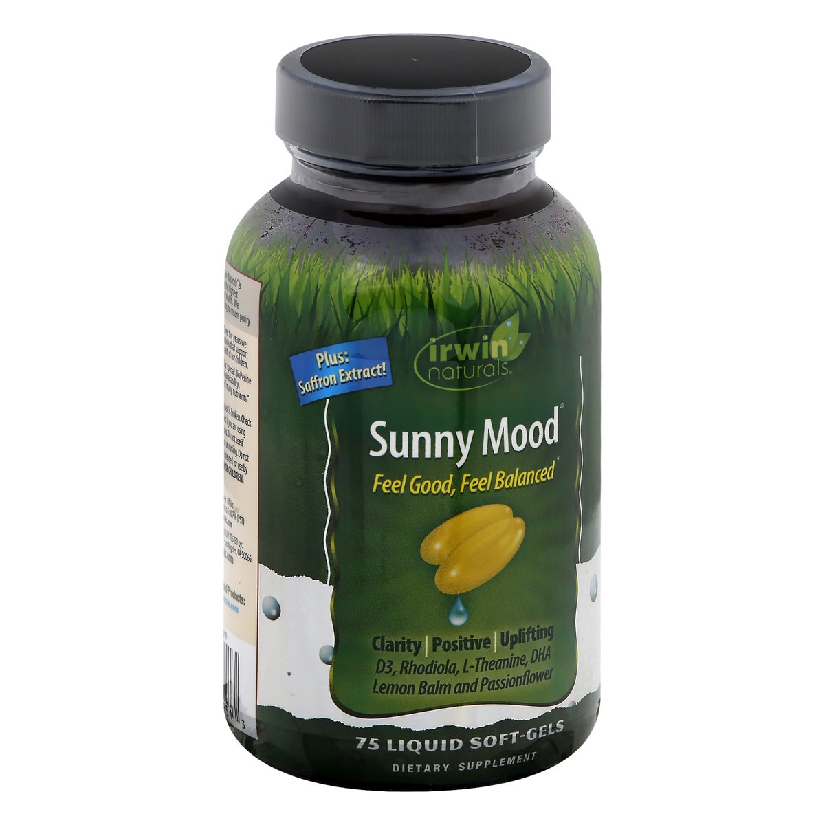 slide 9 of 12, Irwin Naturals Liquid Soft-Gels Sunny Mood 75 ea, 75 ct